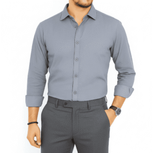 Oxford Cotton Shirt (Ash Color)