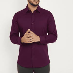 Oxford Cotton Shirt (Jam Color)